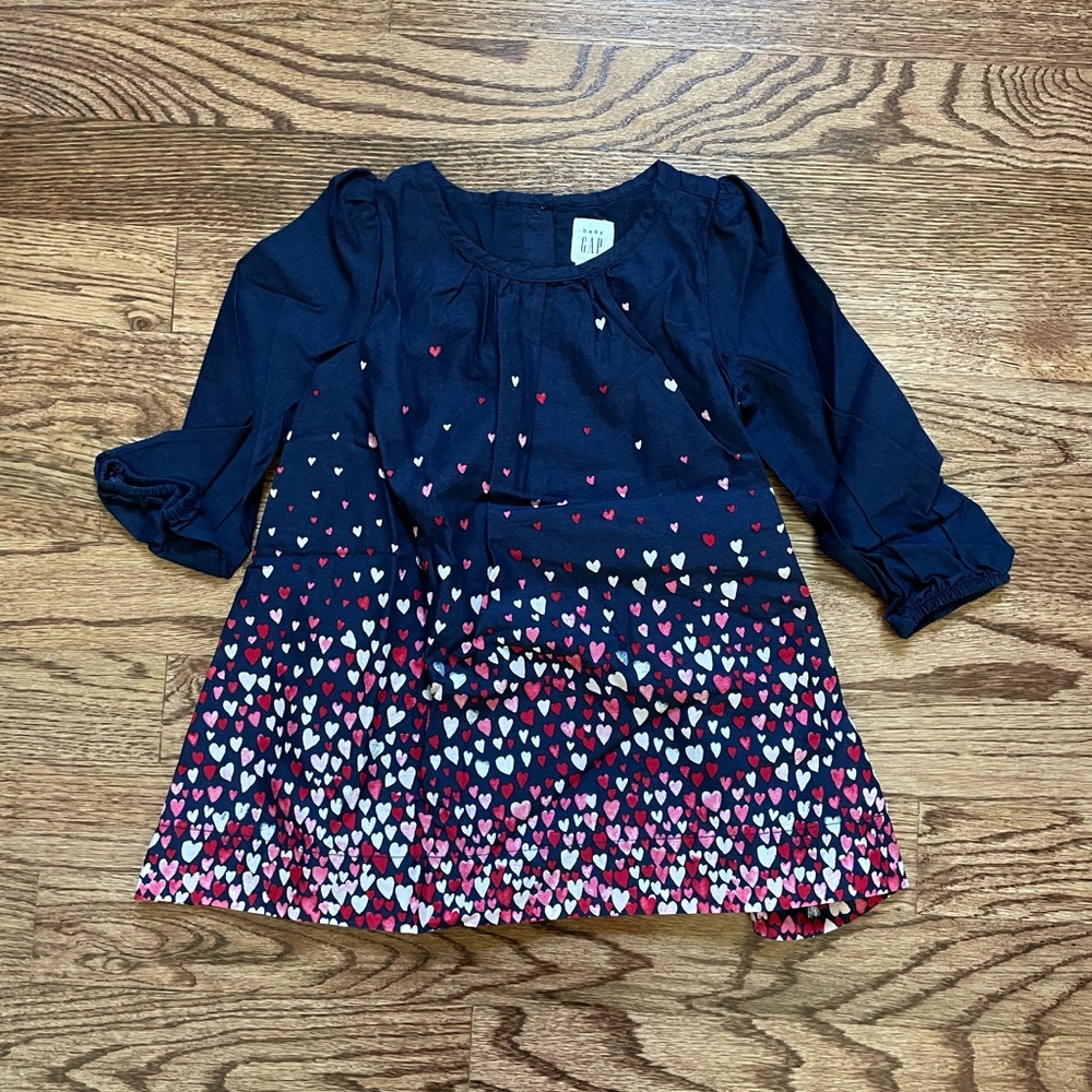 NWOT Baby Gap Long Sleeve Lightweight Dress